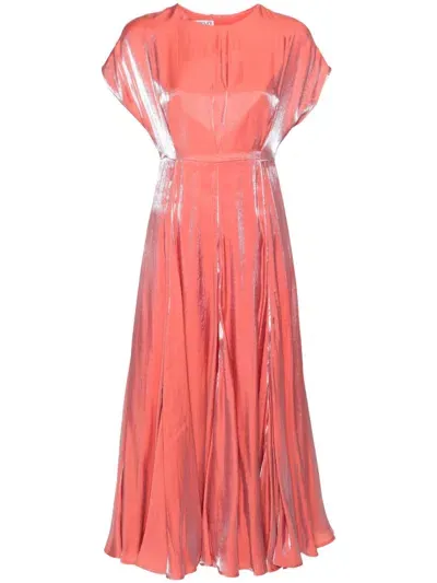 Baruni Aimee Midi Dress In Pink