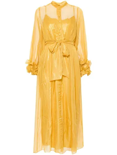 Baruni Esme Maxi Dress In Yellow