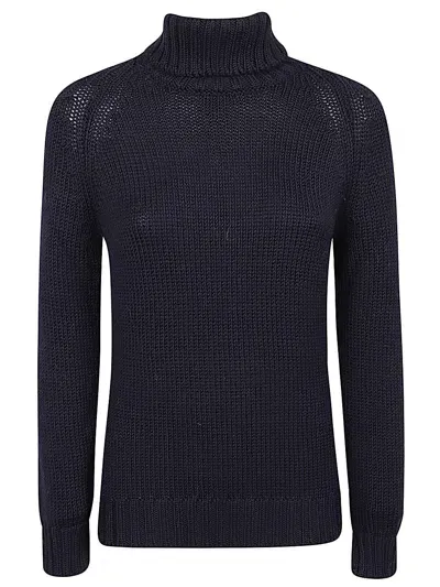 Base Milano Long-sleeved Sweater In Black