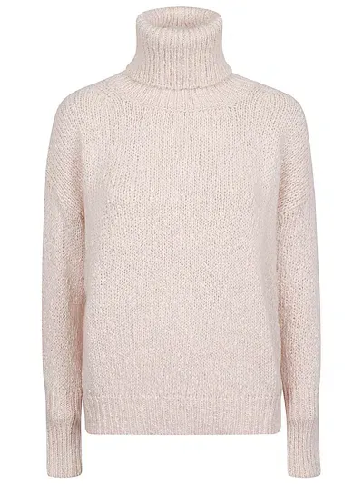 Base Milano Long-sleeved Sweater In Neutral