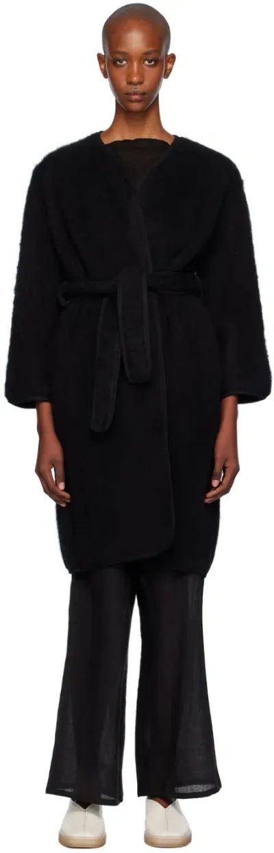 Baserange Black Capas Coat