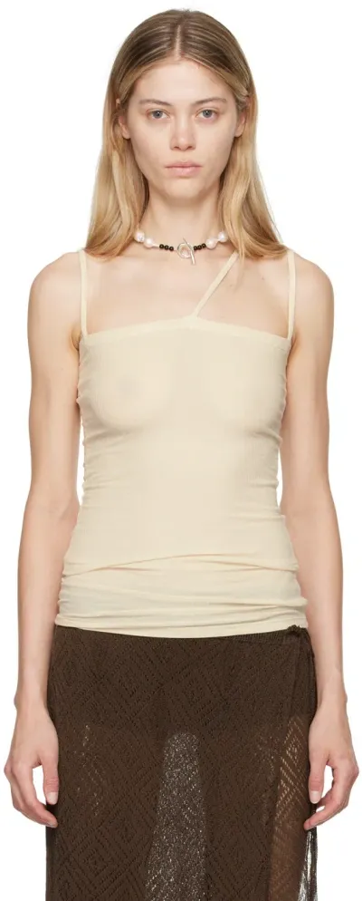 Baserange Off-white Nida Tank Top In Off White