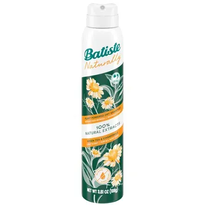 Batiste Green Tea And Chamomile Dry Shampoo 200ml In White