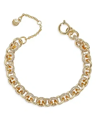 Baublebar Beth Rhinestone Chain Bracelet In Gold/crystal