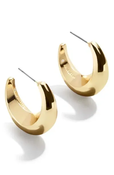 Baublebar Crescent Hoop Earrings In Gold