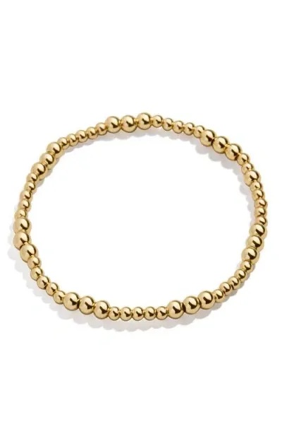 Baublebar Milan Pisa Beaded Stretch Bracelet In Gold