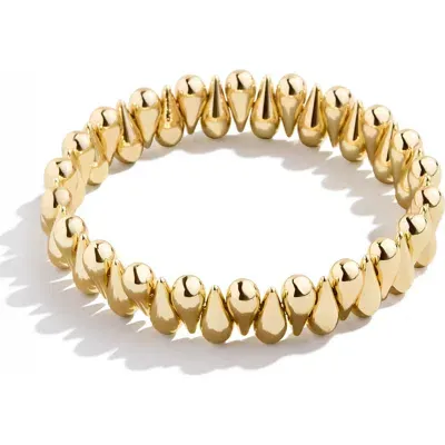 Baublebar Teardrop Bead Stretch Bracelet In Gold