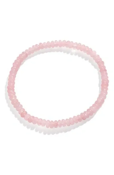 Baublebar Valentina Beaded Stretch Bracelet In Light Pink