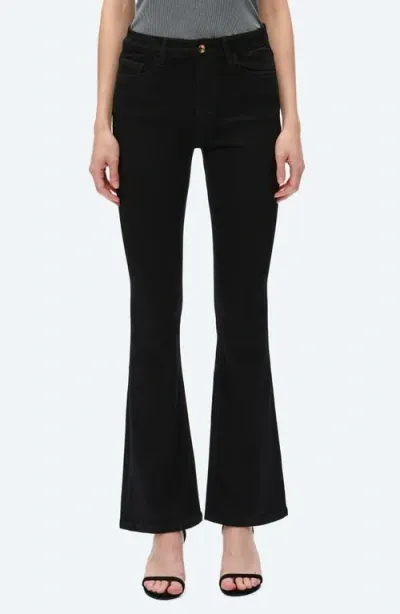 Bayeas High Waist Bootcut Jeans In Solid Black