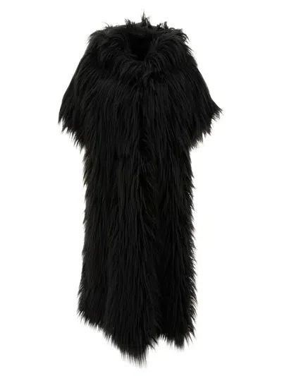 Bb Couture Tribeca Luxe Faux Fur Jacket In Black