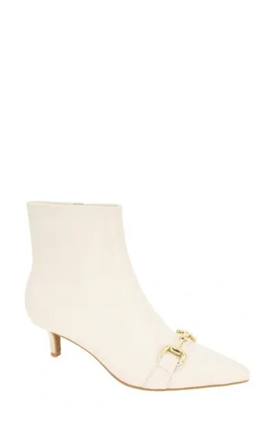 Bcbg Darmena Pointed Toe Bootie In Bianca