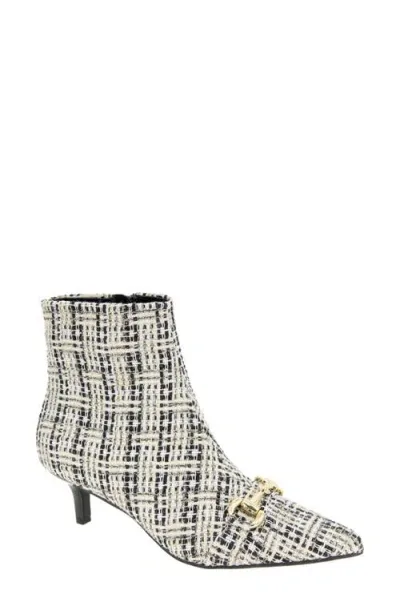 Bcbg Darmena Pointed Toe Bootie In Ivory Multi