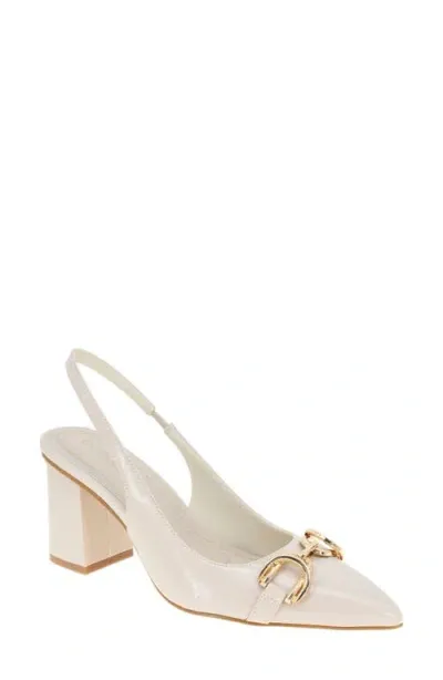 Bcbg Gardin Pointed Toe Slingback Pump In Rainy Day Patent