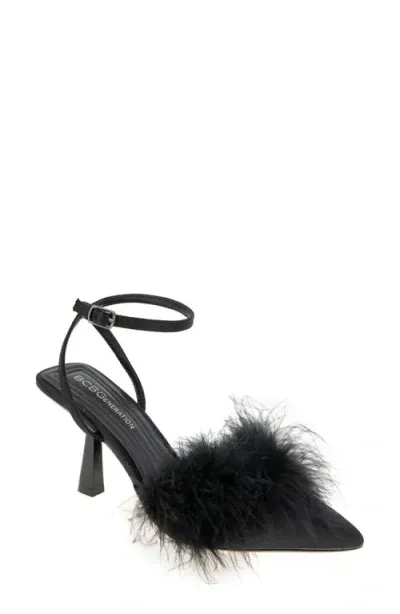 Bcbg Iliana Ankle Strap Pump In Black