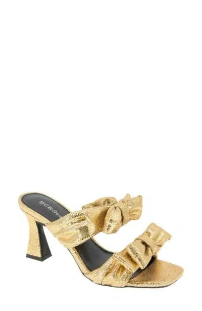 Bcbg Ramira Slide Sandal In Gold