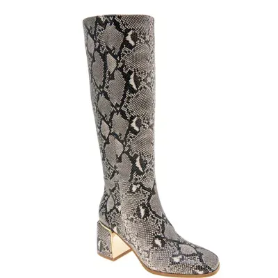 Bcbg Seena Knee High Boot In Natural Snake