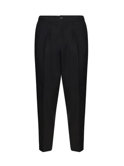 Be Able Virgin Wool Trousers In Black