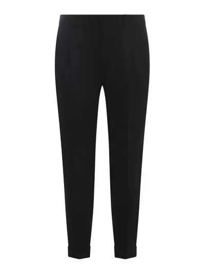 Beable Trousers Be Able In Virgin Wool In Black