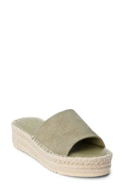 Beach By Matisse Skylar Platform Slide Sandal In Khaki