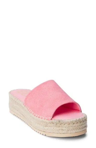 Beach By Matisse Skylar Platform Slide Sandal In Pink