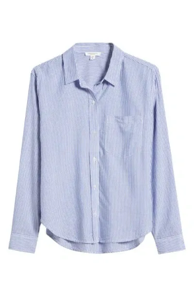 Beachlunchlounge Mira Stripe Shirt In Sea Floor