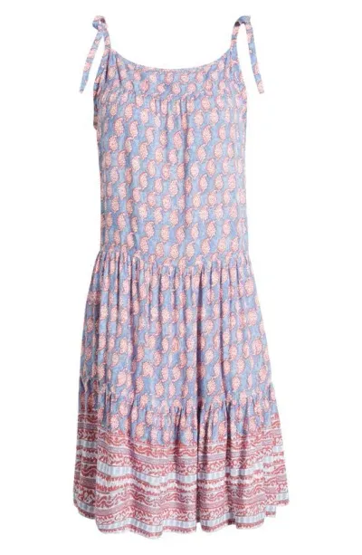 Beachlunchlounge Skylar Paisley Floral Sundress In Paisley Park