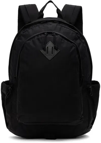 Beams Black Day Pack 2-compartments Backpack In Black19