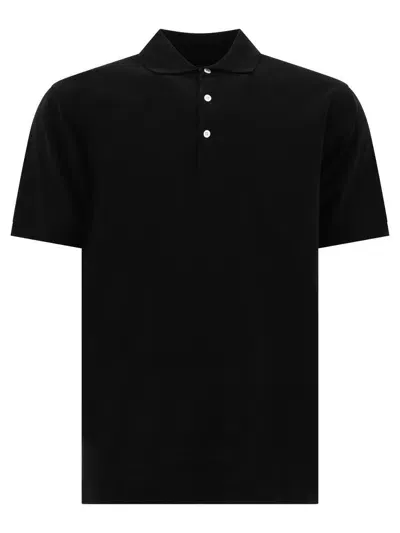 Beams 12g Polo Shirts In Black