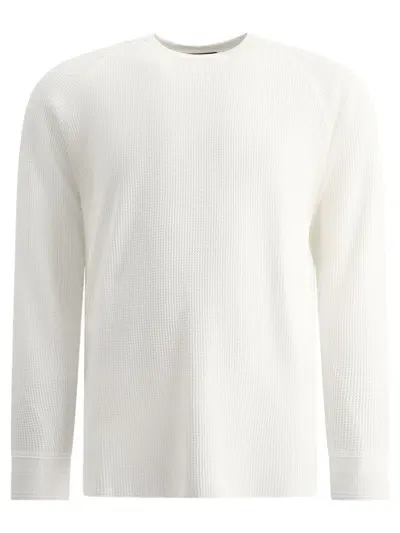 Beams Crew Thermal 30 T-shirts In White