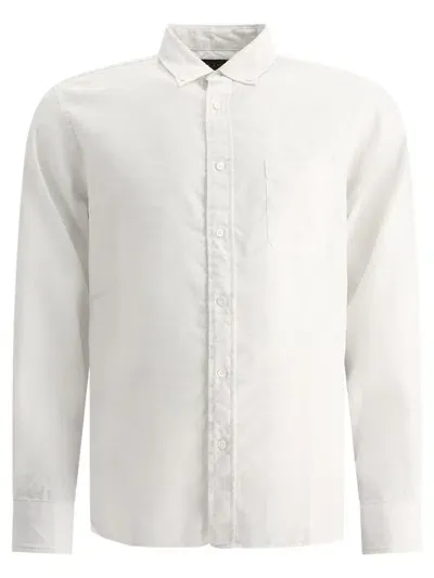 Beams Plus Oxford Linen Shirt In White