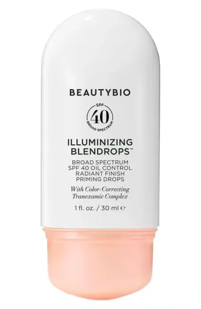 Beautybio Illuminizing Blendrops™ Broad Spectrum Spf 40 Priming Drops In White