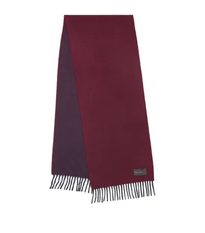 Begg X Co Cashmere Reversible Scarf In Red