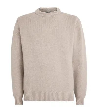 Begg X Co Cashmere Sweater In Beige