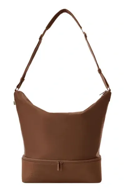 Beis Béis Nylon Shoulder Tote In Maple