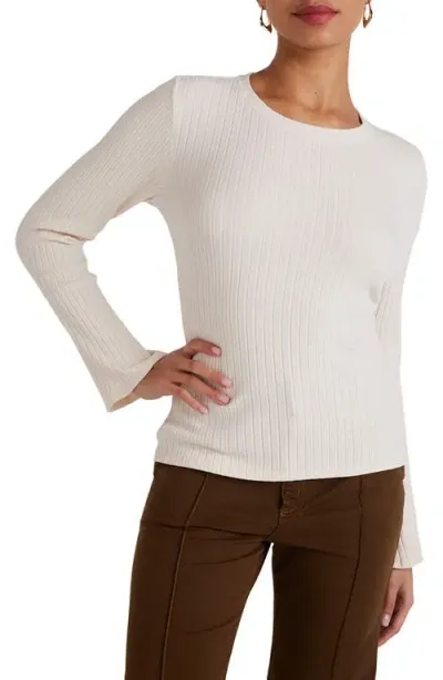 Bella Dahl Long Sleeve T-shirt In Winter White