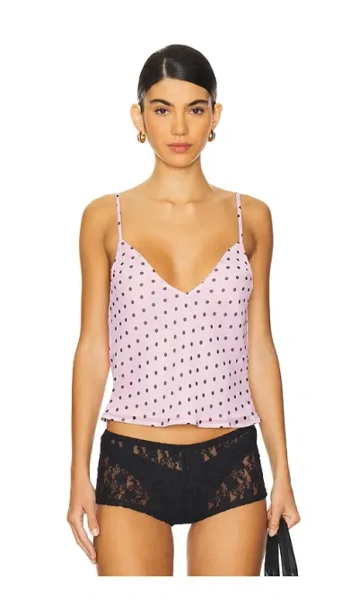 Bella Venice Sila Slip Top In Pink