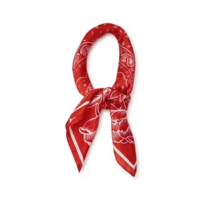 Belle & Bloom Love Not War Fashion Scarf In Red