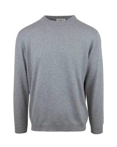 Bellwood Basic Crewneck In Cashmere Blend In 82grigio Melange