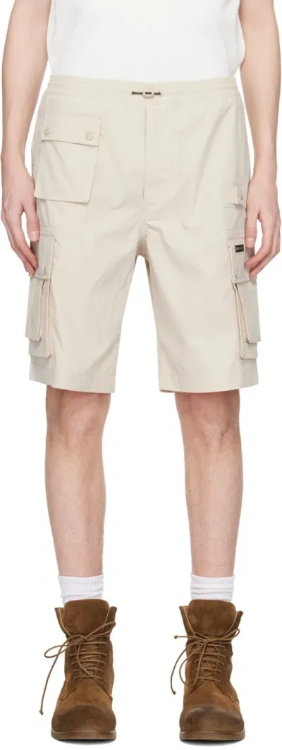 Belstaff Beige Castmaster Shorts In Shell