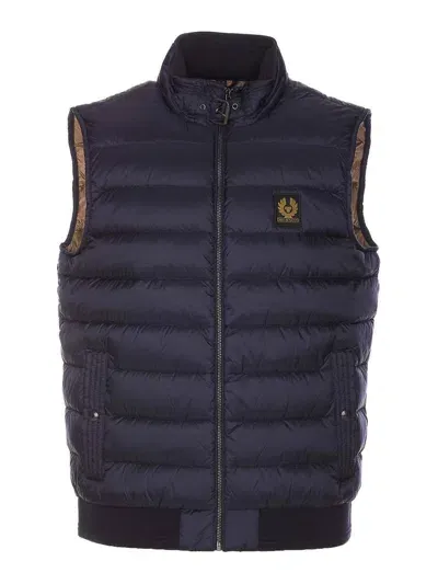 Belstaff Circuit Padded Vest In Blue