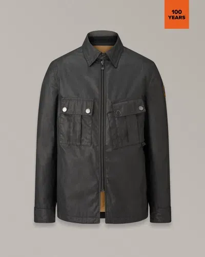 Belstaff Centenary Challenger Motorcycle Overshirt In Black