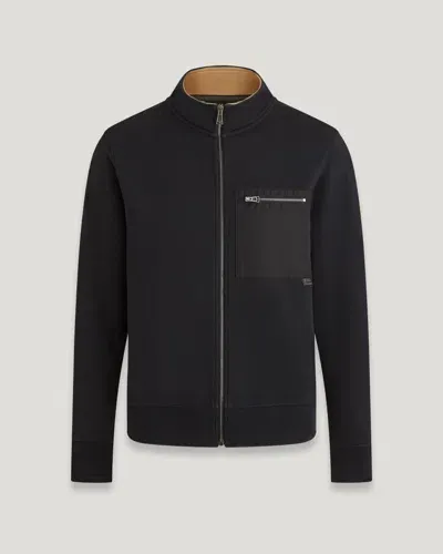 Belstaff Centenary Full Zip Sweatshirt In Black