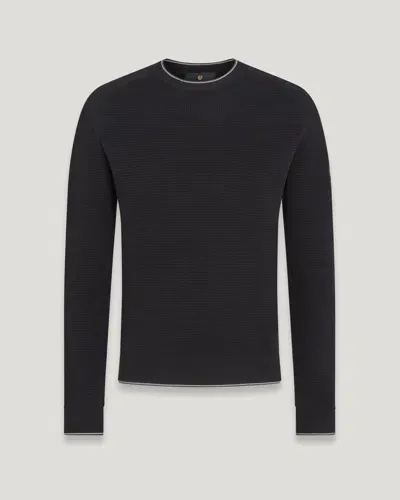 Belstaff Cole Crewneck Jumper In Black