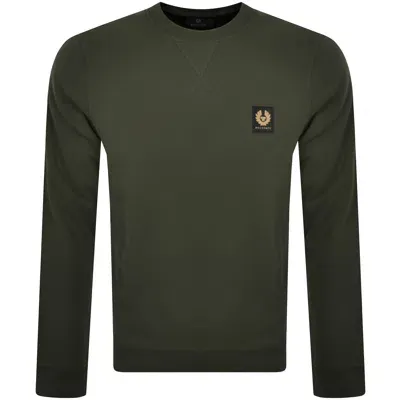 Belstaff Crew Neck Sweatshirt Green