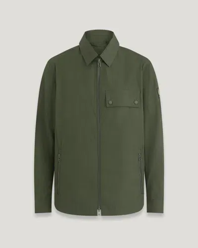 Belstaff Depot Overshirt In Tile Green