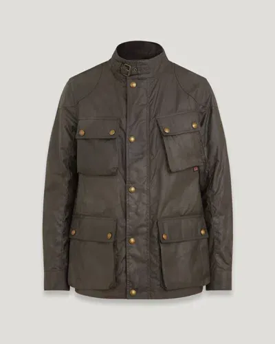 Belstaff Fieldmaster Jacket In Faded Olive