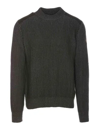 Belstaff Mock Neck Stanley Sweater In Green