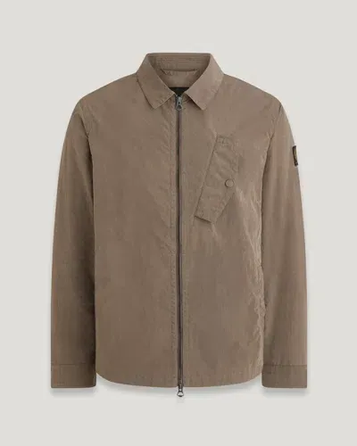 Belstaff Hauler Overshirt In Brown