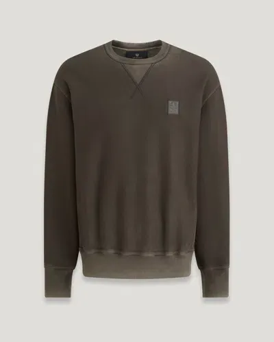 Belstaff Hockley Crewneck Sweatshirt In Grey