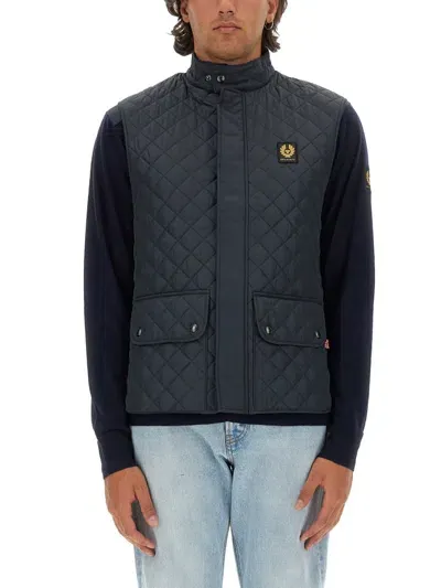 Belstaff Icon Vest In Blue